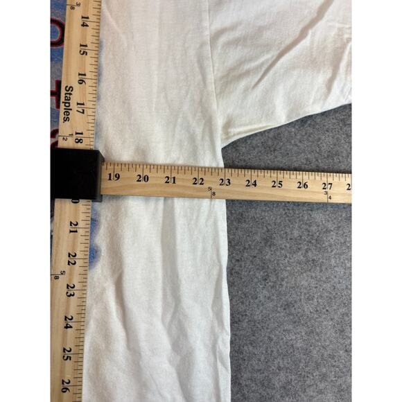 Vintage David Lee Roth World Tour 2002 Shirt XL Beige Graphic Rock Music Tee USA - Picture 2 of 9